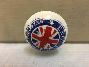 England Flag Knob