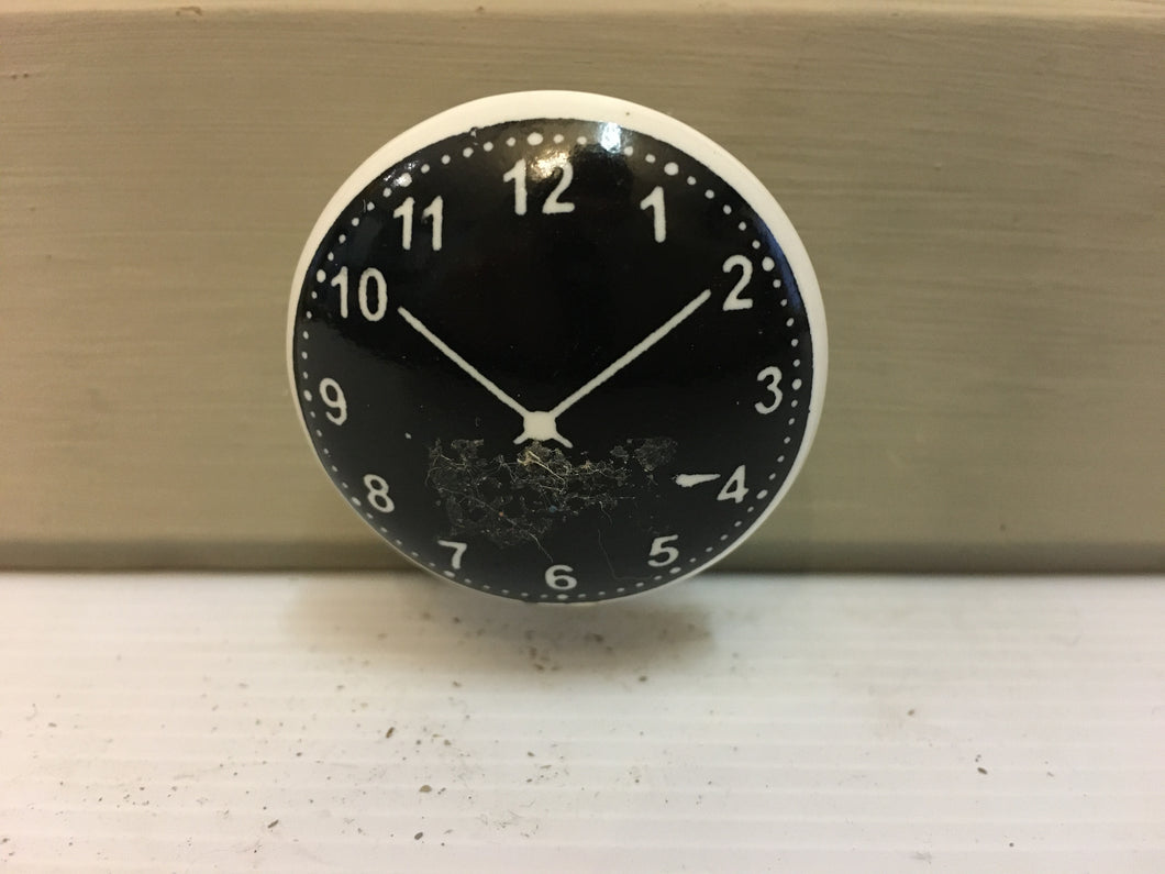 Black Clock Knob